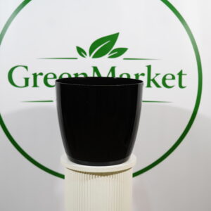 YAKUT PLASTİK SAKSI SİYAH - 34CM